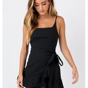 Princess Polly Love Lane Mini Dress Black